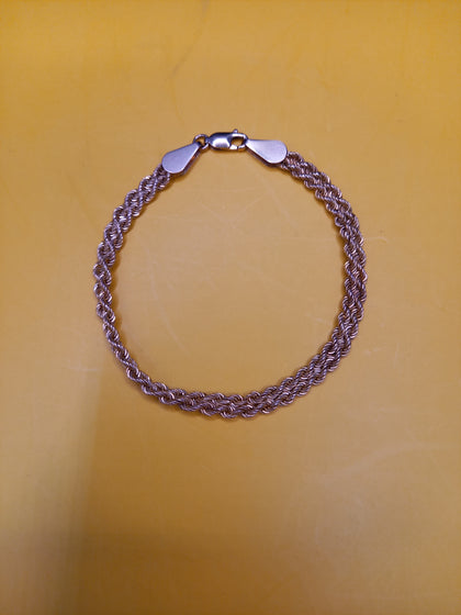 Stunning 9ct Rope Bracelet  2.8g