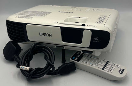 Epson EB-S41 3LCD SVGA HDMI Projector With Power Lead and remote unboxed white