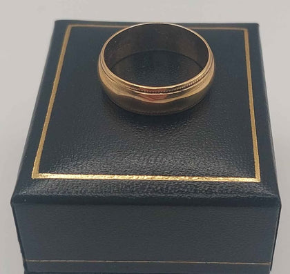 9ct 375 Hallmarked&Tested 5.7g yellow gold size U