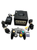 Nintendo GameCube Console, Black, Unboxed with Black Controller and Wires