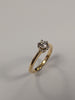 18ct Gold Single Diamond Ring .40ct Si 1