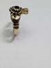 9ct Gold Cladder Ring  Size O
