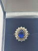 9ct gold ring - L
