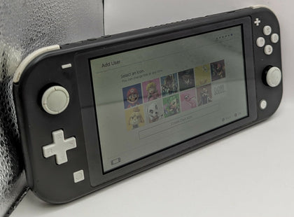Nintendo Switch Lite Console, 32GB Grey, Slight drift on Left Stick, W/ Carry case and Charger