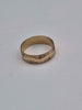 9ct Yellow Gold Victorian Patterned Wedding Band Ring - 2.90 Grams - Size U