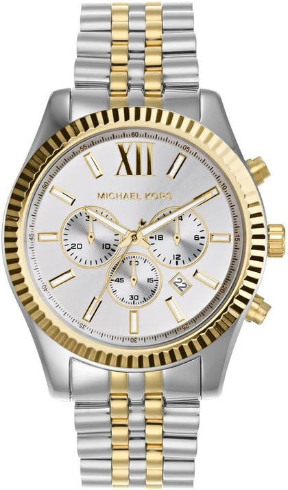 MICHAEL KORS Oversized Lexington Two-Tone Watch