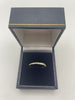 9ct gold diamond ring (N)