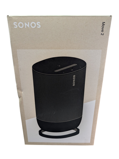BRAND NEW SEALED SONOS MOVE 2 BLACK SMART SPEAKER PRESTON STORE