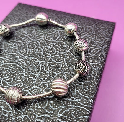 Pandora Essence Charm Bracelet With 8 Charms - 7