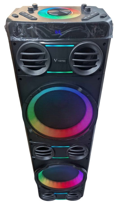 Vizitec Colossus 212 2400W Professional PA Speaker – Built-In Rechargeable Battery – Brand New