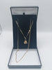 9k Gold Chain With boxing gloves pendant 24" 9.8G Hallmarked(375)&Tested