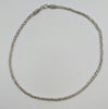 925 Hallmarked Silver, Byzantine Weave Necklace, 21", 54.02g