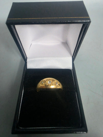 18ct Gold Ring 750 3.8G Size O