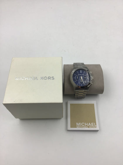 Michael Kors Slim Runway blue men's watch MK8917