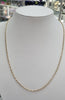 9ct gold loop chain 20"