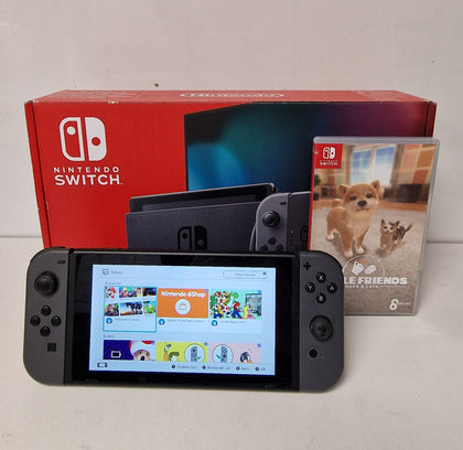 *Sale* Nintendo Switch Console - Grey & 1 Game