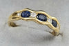 18ct Gold Diamond & Sapphire Ring