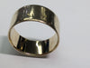 9ct Gold Wide Wedding Band - Size O 1/2