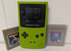 Nintendo Game Boy Color - Green & 3 Unboxed Games