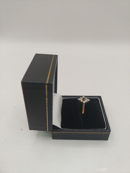 9k Gold Ring Size P 2.39G Hallmarked(375)&Tested