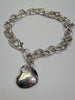 Silver Charm Bracelet With Silver heart