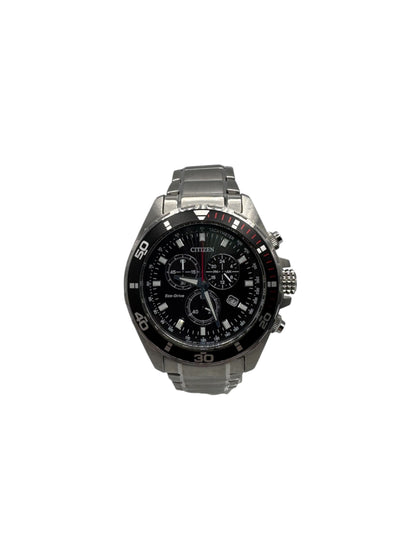 Citizen At2438-53e Men's Eco-drive Black Dial Stainless Steel Bracelet