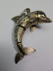 9CT GOLD DOLPHIN PENDANT WITH CZ STONES