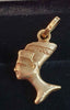 18ct Yellow Gold Nefertiti Pendant - 1.44g - 15mm