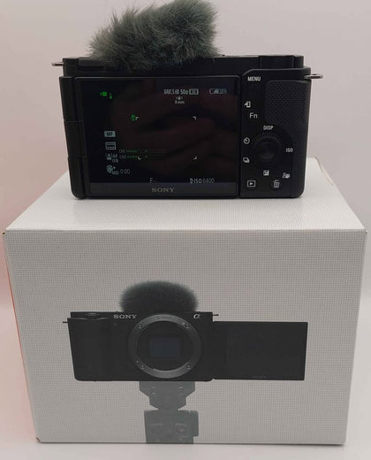 Sony ZV-E10 4k Vlog camera 24.4MP body only Boxed with manuals