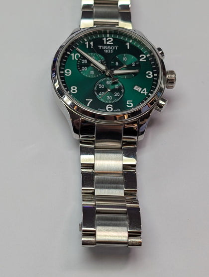 Tissot Pr100 Green Faced Watch