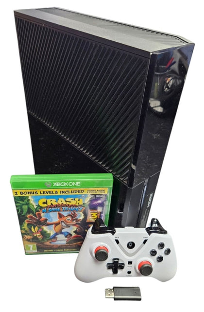 Xbox One 500gb Console with wireless 3rd Party Controller and Crash Bandicoot N-Sane Trilogy Game