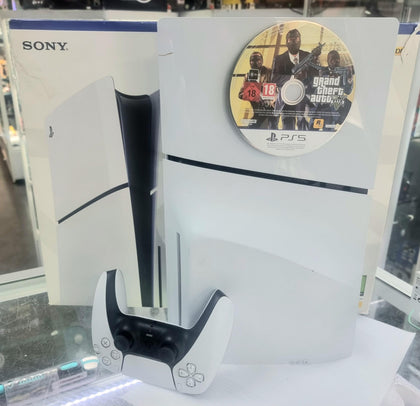 Sony PlayStation 5 Console Slim Disc + Game