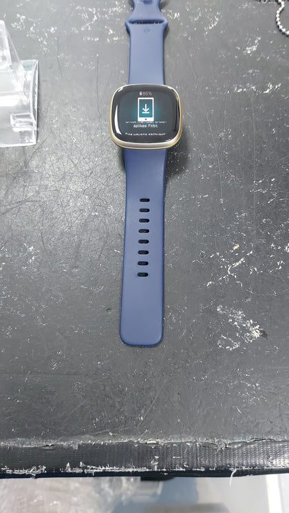 Fitbit Versa 3 Health & Fitness Smartwatch - Midnight / Soft Gold
