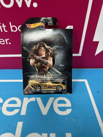 Hot Wheels: Wonder Woman Power Pistons Djl50 Long Card.