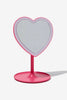 Typo - Shaped Mirror Desk Lamp - pink heart