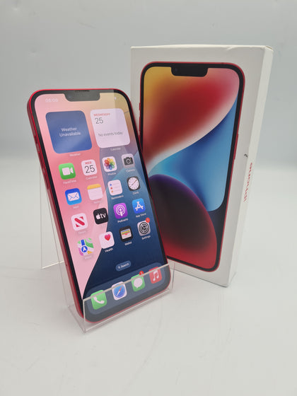 Apple iPhone 14 Plus 128GB red smartphone unlocked boxed (92% battery health)