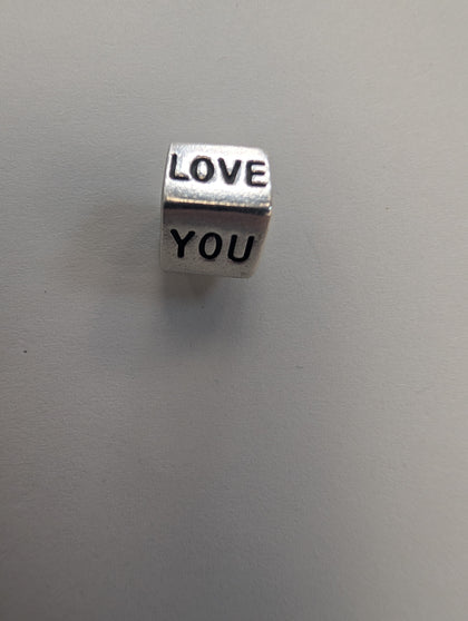 Pandora Style 'I LOVE YOU' Charm