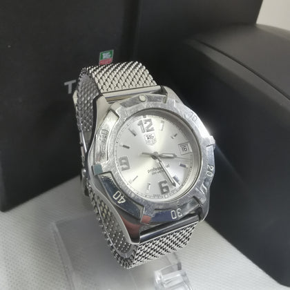 TAG HEUER 2000 Exclusive WN111C-0 Date Silver Dial Quartz Men's Watch - Boxed with Spare Strap, Manual & Warranty Card (ORIGINAL RECEIPT)