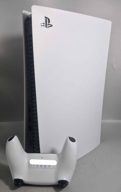 Sony PlayStation 5 Console, 825GB, White, Unboxed- With Leads And Controller