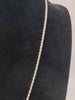 925 Sterling Silver Twist Rope Chain With Diamontè Cross - 24" Long - 21.3 Grams **BRAND NEW**