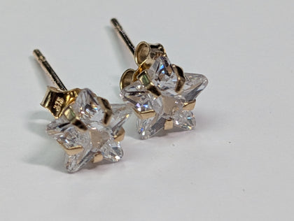 9CT GOLD STAR EARRINGS PRESTON STORE