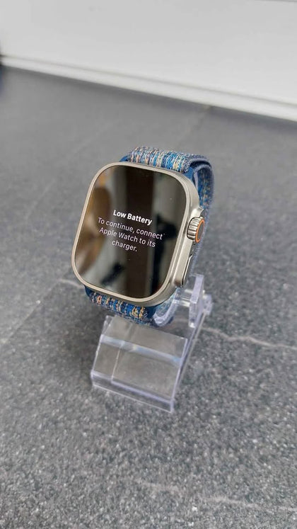 PRE OWNED, WATCH ULTRA (CEL) NO STRAP, TITANIUM, 49MM, W/ CHARGER WIRE