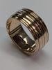 9ct Gold Barrel Wedding band Ring