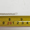 8.5" Sterling Silver Box Chain Bracelet