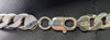 925 SILVER HALLMARKE, CURBED CHAIN W/LOBSTER LOCK, 22", 61.6G