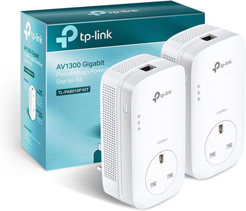 TP-Link AV1300 Powerline Gigabit Starter Kit 1300 Mbps Network Adapter