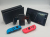 Nintendo Switch 32GB black console with  Neon Red/Blue  joycons, dock, charger and cradle