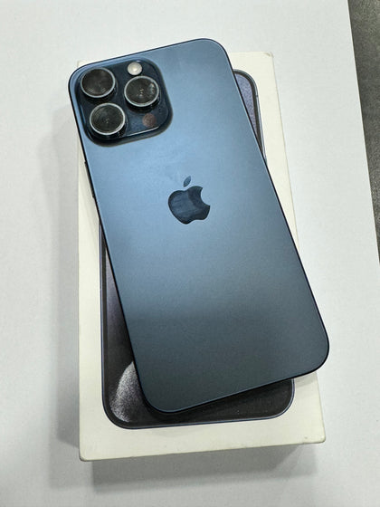 Apple iPhone 15 Pro Max - 256GB - Blue Titanium - 96% battery health