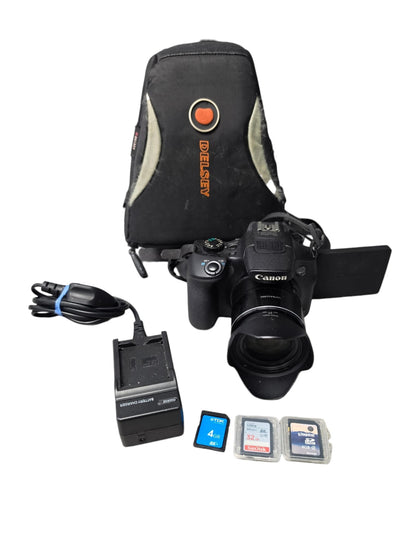Canon PowerShot SX60 HS Bridge Camera with Accessories
