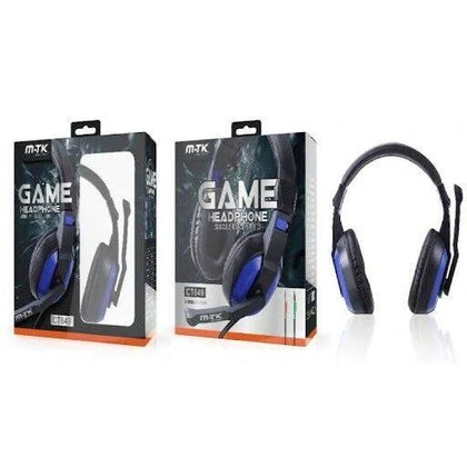 M.tk Moveteck Game Headphones 1.8m Cable 3.5mm Plug M/n Ct649.